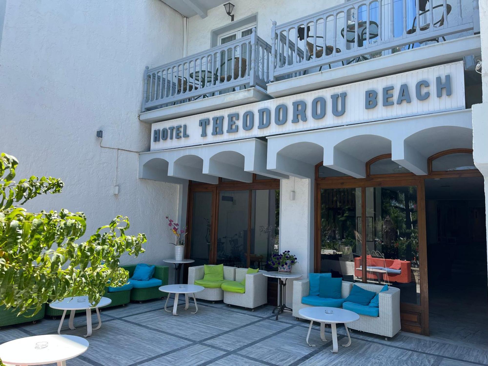 بساليدي Theodorou Beach Hotel Apartments المظهر الخارجي الصورة