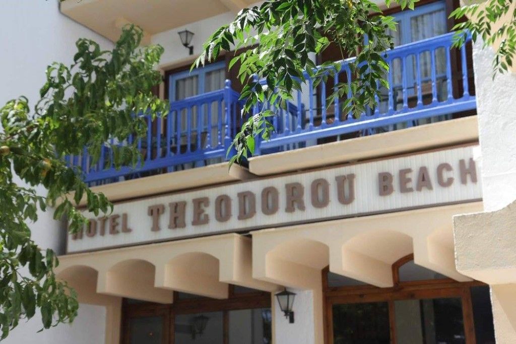 بساليدي Theodorou Beach Hotel Apartments المظهر الخارجي الصورة